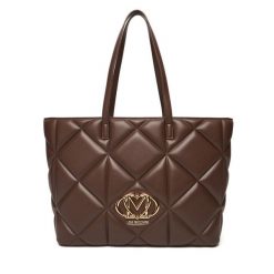 Torebka LOVE MOSCHINO. Brązowe shopper Love Moschino, bez wzorów, bez dodatków. Za 1,059.00 zł.