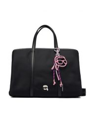 KARL LAGERFELD Torebka A4W30017 Czarny. Czarne torebki klasyczne KARL LAGERFELD, bez wzorów, ze skóry, bez dodatków. Za 799.99 zł.