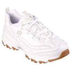 Buty do chodzenia damskie Skechers Damskie D'lites Good. Białe trekkingi Skechers, z materiału, trekkingowe. Za 339.99 zł.