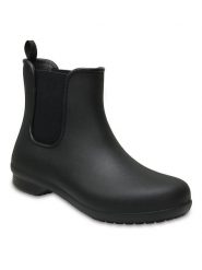 Crocs Sztyblety "Freesail" w kolorze czarnym rozmiar: 33/34. Czarne botki Crocs, bez zapięcia. Za 100.04 zł.