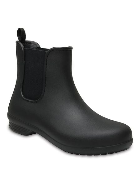 Crocs Sztyblety "Freesail" w kolorze czarnym rozmiar: 33/34. Czarne botki Crocs, bez zapięcia. Za 74.28 zł.