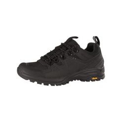 Buty trekkingowe niskie unisex Alpine Pro Omere Vibram. Czarne trekkingi Alpine Pro, przed kostkę, trekkingowe. W wyprzedaży za 399.00 zł.