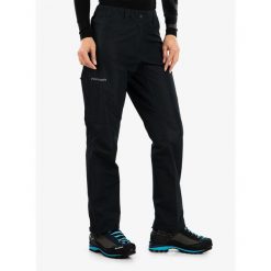 Spodnie przeciwdeszczowe damskie Hannah Belen. Czarne spodnie sportowe Hannah, na lato, xl, bez wzorów, trekkingowe. Za 424.99 zł.
