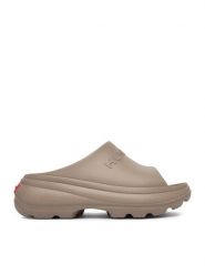 Hunter Klapki CEOWB-835337 Beżowy. Brązowe klapki Hunter, bez wzorów, z kauczuku, bez obcasa. Za 149.99 zł.