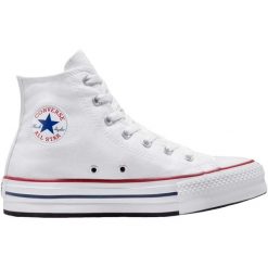 Buty sportowe damskie Converse Chuck Taylor All Star EVA Lift Canvas Platform. Białe obuwie sportowe Converse, bez zapięcia. Za 275.99 zł.