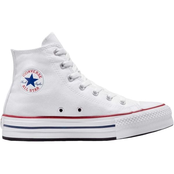 Buty sportowe damskie Converse Chuck Taylor All Star EVA Lift Canvas Platform. Białe obuwie sportowe Converse, bez zapięcia. Za 275.99 zł.