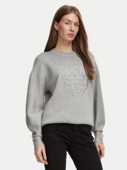 Guess Sweter W6BR52 Z1453 Szary Regular Fit. Szare swetry Guess, xs, z aplikacjami, bez ramiączek. Za 434.99 zł.