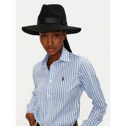 Kapelusz LAUREN RALPH LAUREN. Czarne kapelusze Lauren Ralph Lauren, bez wzorów. Za 419.99 zł.