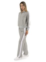 Bluza z zamek błyskawiczny na outdoor na co dzień. Zielone bluzy LEONE 1947 APPAREL, m, bez wzorów, bez kaptura. Za 328.38 zł.