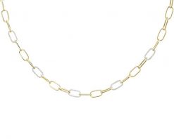 Naszyjnik z żółtego złota z diamentami - 0,38 ct - próba 585. Żółte naszyjniki Apart, z diamentem, złote. Za 15,590.00 zł.