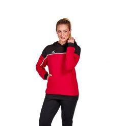 Sweat bluza z kapturem dla kobiet Erima Change. Czarne bluzy Erima, na zimę, bez wzorów, z kapturem. W wyprzedaży za 285.00 zł.