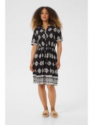 Kaffe Sukienka w kolorze czarnym rozmiar: 44. Czarne sukienki Kaffe, bez wzorów, bez kołnierzyka, bez ramiączek, midi. Za 143.56 zł.