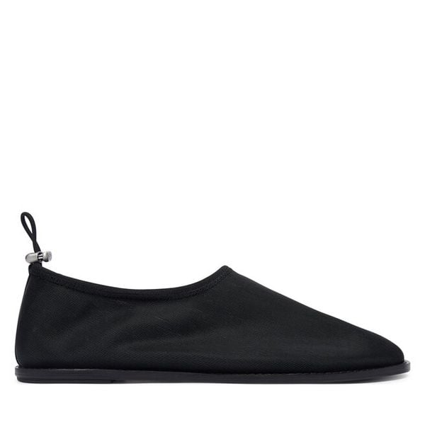 Baleriny Calvin Klein. Czarne baleriny Calvin Klein, bez wzorów, z meshu, bez obcasa. Za 489.99 zł.