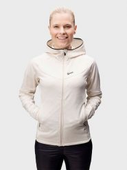 Halti Kurtka funkcyjna "HeatGrid" w kolorze kremowym rozmiar: 42. Brązowe kurtki sportowe HALTI, bez wzorów, bez kaptura, outdoorowe. Za 167.28 zł.