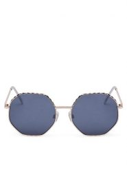 JENNY Okulary przeciwsłoneczne 4WF-006-SS25 Brązowy. Brązowe okulary przeciwsłoneczne Jenny, bez wzorów, z tworzywa sztucznego. Za 49.99 zł.