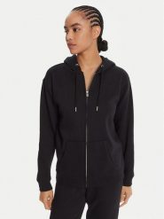 Roxy Bluza Surf Stoked Zipped Brushed ERJFT05022 Czarny Regular Fit. Czarne bluzy Roxy, s, bez wzorów, z syntetyku, bez kaptura. Za 269.99 zł.