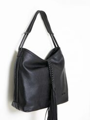 Torba damska shopperka w stylu boho czarna jj574064 906. Czarne shopper Big Star, z aplikacjami, ze skóry, boho, zdobione, bez dodatków. Za 189.99 zł.