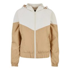Wiatrówka Damska Arrow. Białe kurtki sportowe Urban Classics, s, bez wzorów, bez kaptura, trekkingowe. Za 147.99 zł.