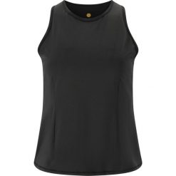 Damski tank top Athlecia Delrey. Czarne topy Athlecia, bez wzorów, bez kołnierzyka, bez ramiączek. Za 122.50 zł.