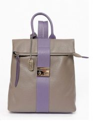 Anna Morellini Skórzany plecak "Azalea" w kolorze szaro-fioletowym - 30 x 11 x 31 cm rozmiar: onesize. Różowe plecaki Anna Morellini, bez wzorów, z materiału. Za 304.99 zł.