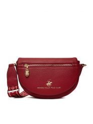Beverly Hills Polo Club Torebka C-BHPC-C-009-07 Czerwony. Czerwone listonoszki Beverly Hills Polo Club, bez wzorów, z materiału, bez dodatków. Za 179.99 zł.