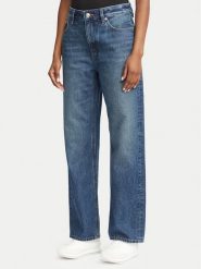Calvin Klein Jeans Jeansy 90s LV047H722G Granatowy Straight Fit. Niebieskie jeansy Calvin Klein Jeans, s, bez wzorów. Za 489.99 zł.
