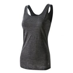 Damski podkoszulek sportowy Merino. Szare koszulki sportowe FJORK MERINO, bez wzorów, z wełny, bez ramiączek. W wyprzedaży za 199.00 zł.