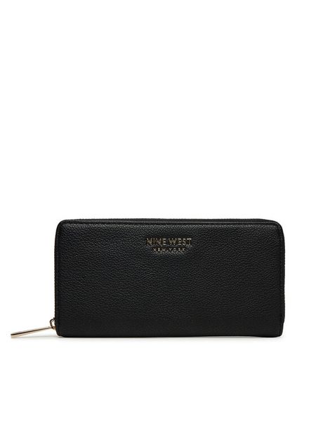 Nine West Portfel CEO-NW-W1-002-AW26 Czarny. Czarne portfele Nine West, bez wzorów, z materiału. Za 79.99 zł.