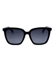 Polaroid Okulary przeciwsłoneczne unisex w kolorze czarno-granatowym rozmiar: 64. Czarne okulary przeciwsłoneczne Polaroid, bez wzorów, z tworzywa sztucznego. Za 166.49 zł.