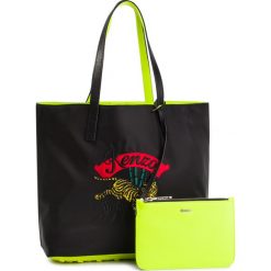 Torebka KENZO - F952SA805B14 Black 99. Czarne shopper Kenzo, bez wzorów, z materiału, klasyczne, bez dodatków. W wyprzedaży za 849.00 zł.