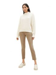 Tom Tailor Dżinsy - Tapered fit - w kolorze beżowym rozmiar: 44/L28. Brązowe jeansy Tom Tailor, l, bez wzorów. Za 113.90 zł.