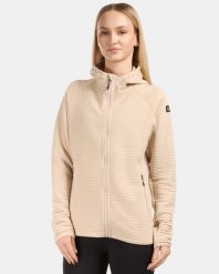 Damska bluza techniczna Kilpi TANALI-W. Brązowe bluzy Kilpi, s, bez wzorów, z materiału, bez kaptura. Za 422.05 zł.