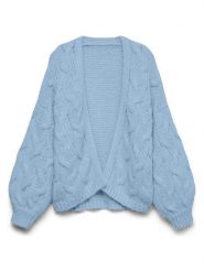 Vero Moda Kardigan w kolorze błękitnym rozmiar: S. Niebieskie kardigany Vero Moda, s, bez wzorów, ze splotem. Za 149.95 zł.