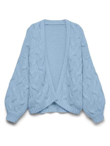 Vero Moda Kardigan w kolorze błękitnym rozmiar: S. Niebieskie kardigany Vero Moda, s, bez wzorów, ze splotem. Za 149.95 zł.
