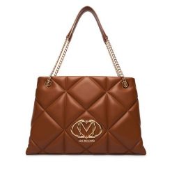 Torebka LOVE MOSCHINO. Brązowe torebki klasyczne Love Moschino, bez wzorów, bez dodatków. Za 1,099.00 zł.