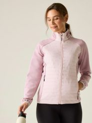 Regatta Kurtka hybrydowa "Clumber" w kolorze jasnoróżowym rozmiar: 46. Różowe kurtki sportowe Regatta, bez wzorów, z materiału, bez kaptura, outdoorowe. Za 124.11 zł.