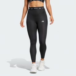 Legginsy TECHFIT 7/8. Czarne legginsy Adidas, l, bez wzorów, z materiału. Za 199.00 zł.