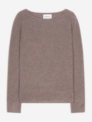 Perfect Cashmere Kaszmirowy sweter "Megan" w kolorze szarobrązowym rozmiar: S. Brązowe swetry Perfect Cashmere, s, bez wzorów, z kaszmiru, bez ramiączek. Za 347.99 zł.