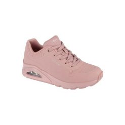 Buty sportowe Sneakersy damskie, Uno-Stand on Air. Czerwone obuwie sportowe Skechers, bez zapięcia, trekkingowe, Skechers Sport. Za 279.99 zł.