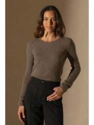 Perfect Cashmere Kaszmirowy sweter "Marya" w kolorze szarobrązowym rozmiar: S. Brązowe swetry Perfect Cashmere, s, bez wzorów, z kaszmiru, bez ramiączek. Za 460.12 zł.