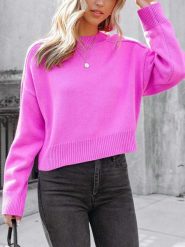 LA Angels Sweter w kolorze różowym rozmiar: S. Różowe swetry LA Angels, s, bez wzorów, bez ramiączek. Za 197.17 zł.