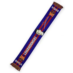 FC Barcelona 25-26, oficjalny szalik - podpisany przez Roberta Lewandowskiego. Czerwone szaliki FC Barcelona, bez wzorów, sportowe. W wyprzedaży za 123.86 zł.