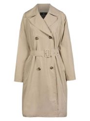 Herrlicher Płaszcz przejściowy w kolorze beżowym rozmiar: M. Brązowe płaszcze Herrlicher, m, bez wzorów, z tkaniny, bez kaptura. Za 295.99 zł.