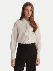 Marella Koszula Falesia 2613111071 Biały Regular Fit. Białe koszule Marella, bez wzorów, z bawełny, biznesowe, bez kołnierzyka, bez ramiączek. Za 779.99 zł.