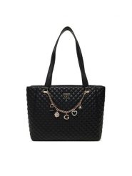 Guess Torebka Everlee HWEG86 79250 Czarny. Czarne torebki klasyczne Guess, z aplikacjami, ze skóry, bez dodatków. Za 679.99 zł.