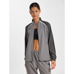 Damska bluza dresowa Hummel Lead 2.0. Szare bluzy Hummel, bez wzorów, z dresówki, bez kaptura. Za 290.00 zł.