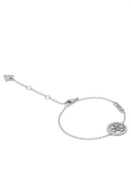 Guess Bransoletka JUBB02 137JW Srebrny. Szare bransoletki Guess, metalowe. Za 211.99 zł.