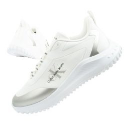 Buty damskie sportowe Calvin Klein Eva Runner. Białe obuwie sportowe Calvin Klein, bez zapięcia. Za 299.00 zł.