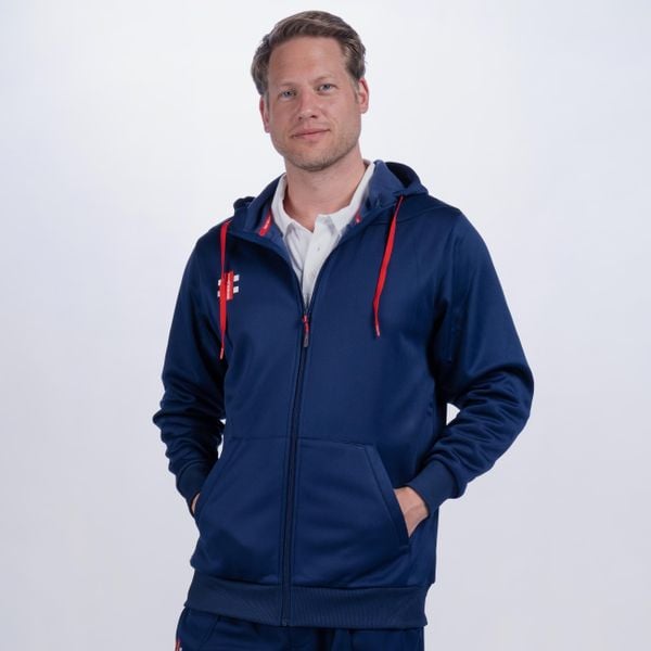 Bluza z kapturem Gray-Nicolls Pro Performance. Niebieskie bluzy GRAY-NICOLLS, s, bez wzorów, z materiału, z kapturem. Za 337.00 zł.