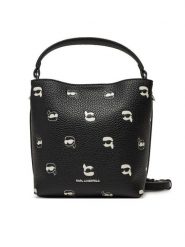 KARL LAGERFELD Torebka A2W30205 Czarny. Czarne torebki klasyczne KARL LAGERFELD, bez wzorów, ze skóry, bez dodatków. Za 559.99 zł.